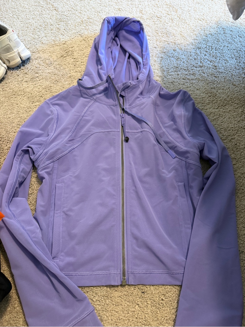 Lululemon Lavender Hooded Zip Jacket